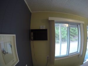 Exterior View in Room 8 at Jasper Way Inn lodging in Clearwater, BC